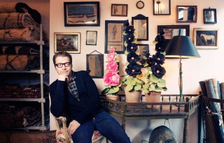 Indigo in the House of John Derian