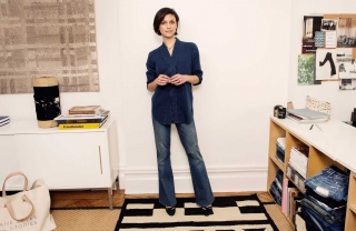 Jean of the Week: MiH’s Shawl-Neck Shirt